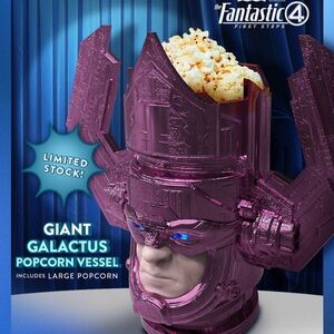 Purple Galactus Popcorn Vessel